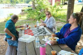 People Playing Checkers