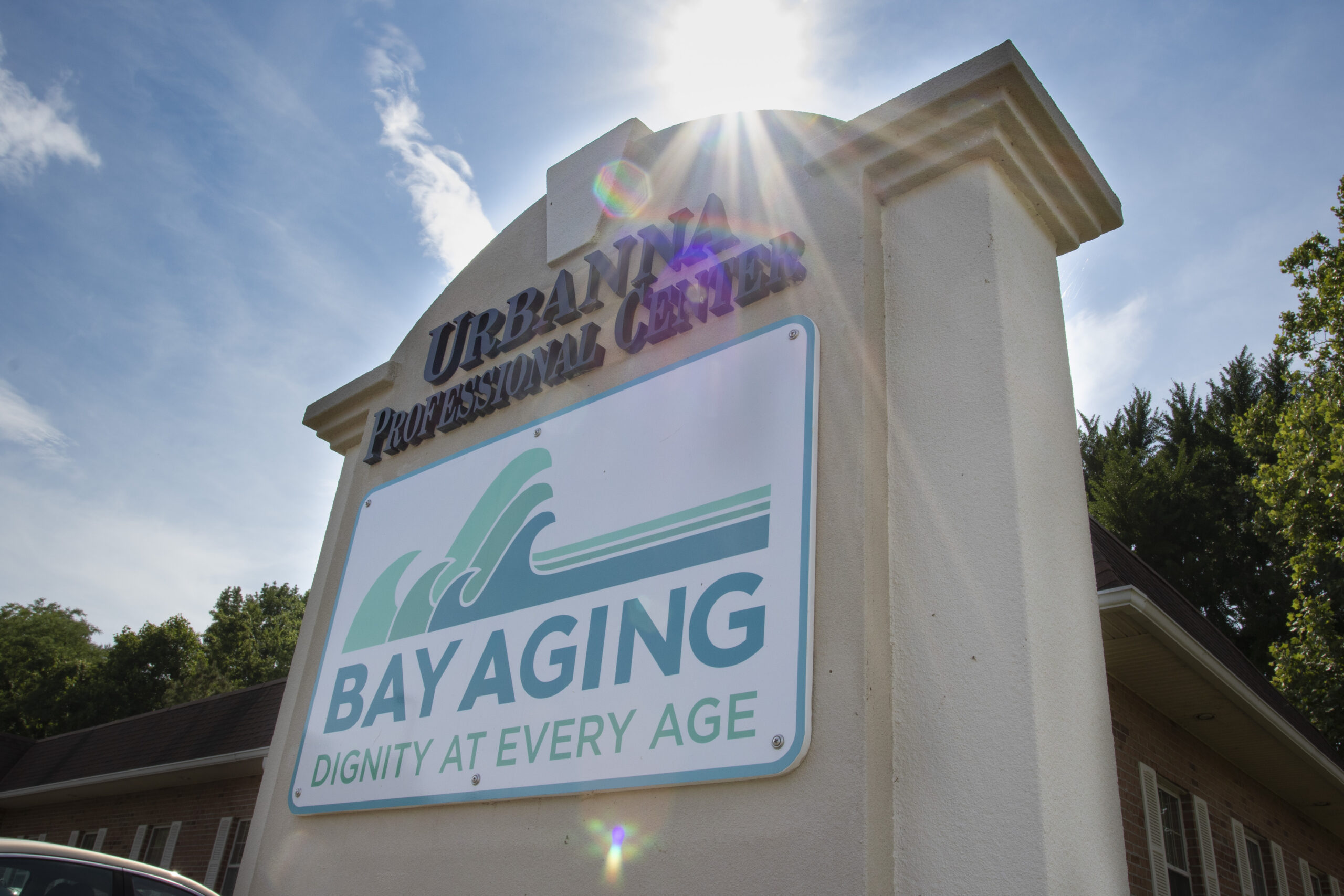 Bay Aging sign